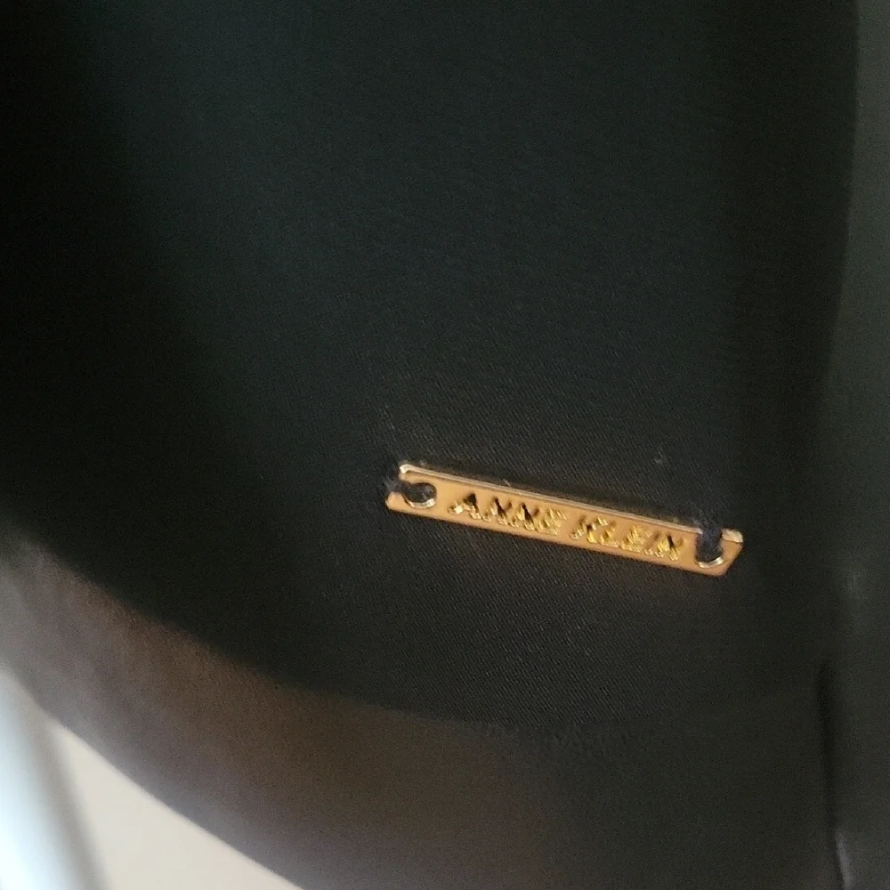 Anne Klein Black Tunic Top - Picture 3 of 10